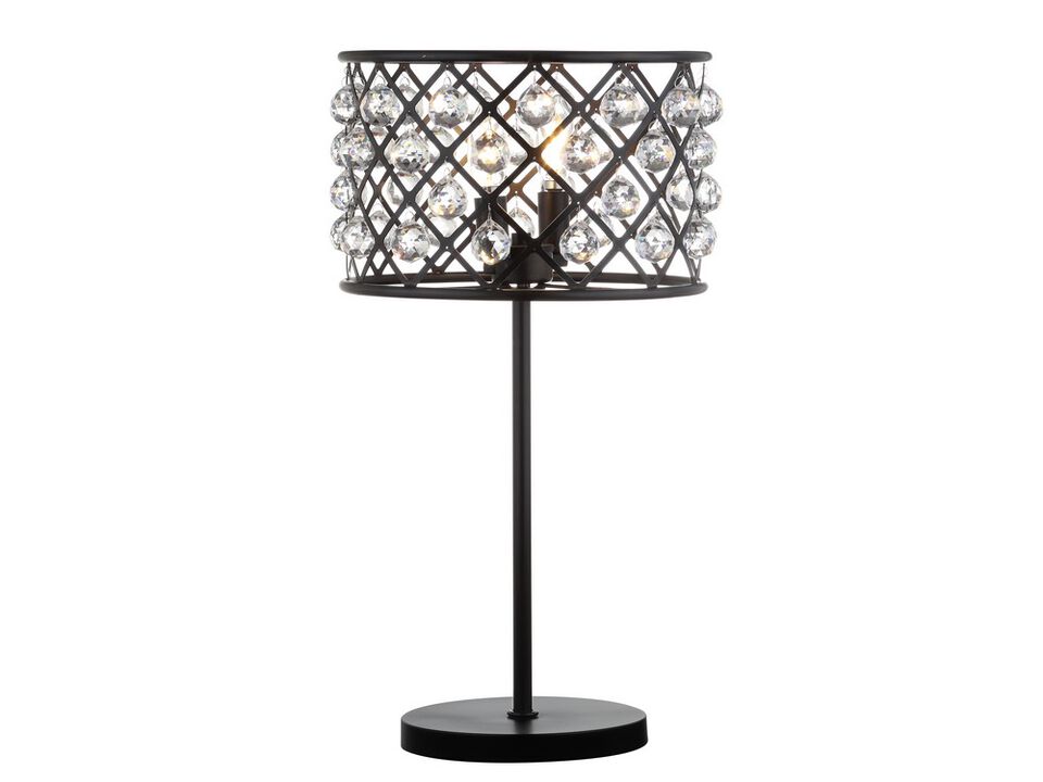 Gabrielle Metal/Crystal LED Table Lamp