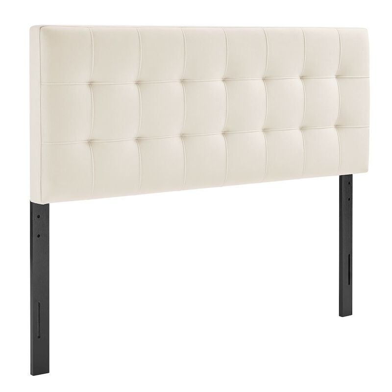 Lily Stain-Resistant Performance Velvet Queen Size Headboard image number 0