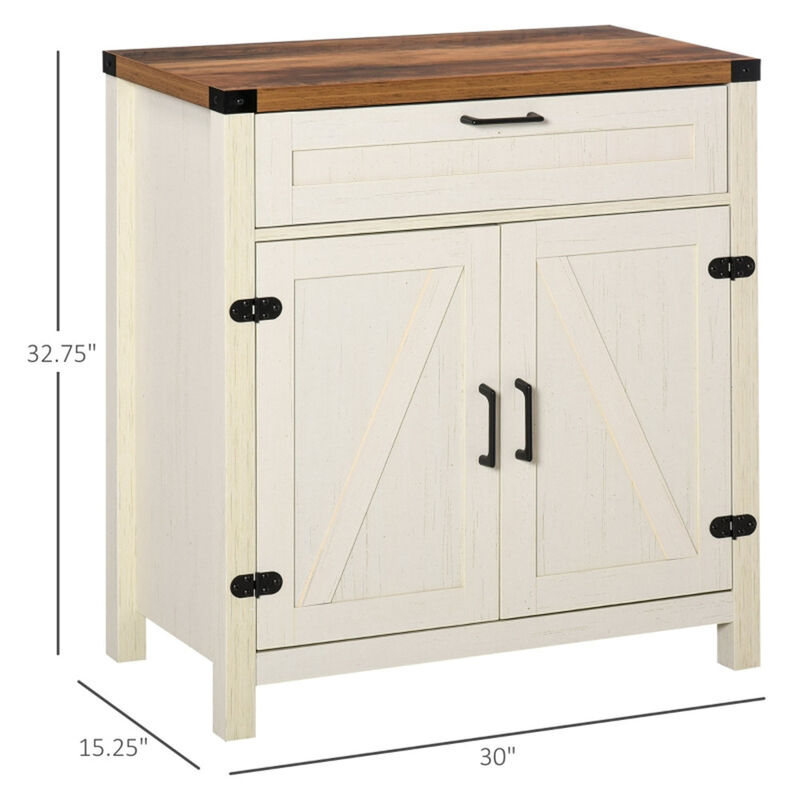 Modern Sideboard Buffet Cabinet with Shelves for Kitchen and Coffee Station
