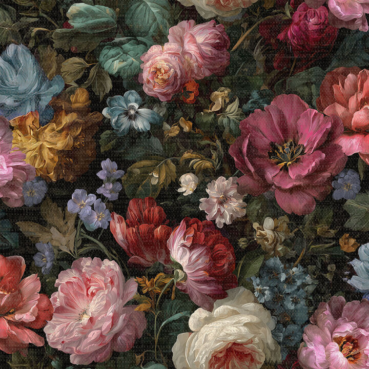 Vintage Floral Peel & Stick Wallpaper