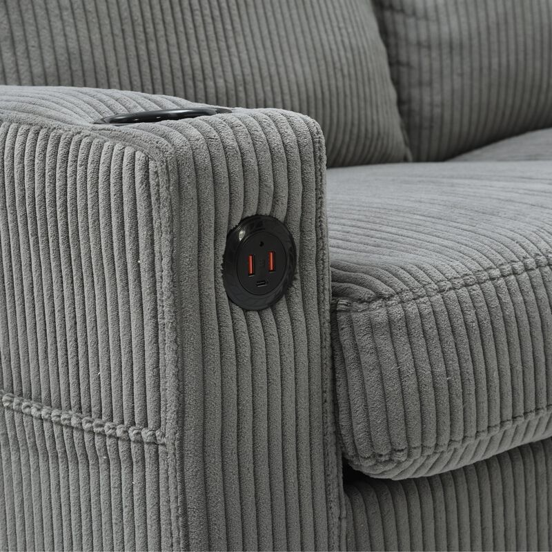 Cexdi 3‑Seat L‑Shape Sectional Sofa image number 6