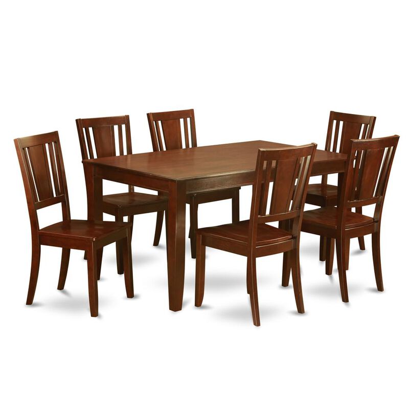 7 Pc Dining room set for 6-Kitchen Table and 6 Kitchen Chairs