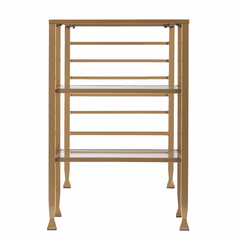 Modern Clear Glass Study Desk &ndash; Durable & Easy to Clean Surface