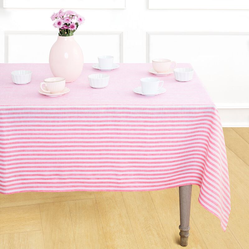 Linen Tablecloth - Amalfi Stripe image number 0