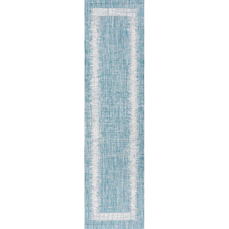 Scandi Minimalist Border Indoor/Outdoor Area Rug