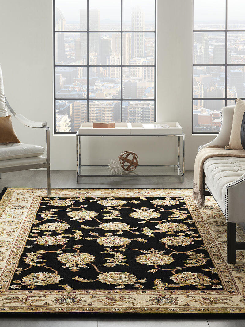 Nourison 2000 2022 Black 3'9" x 5'9" Rug