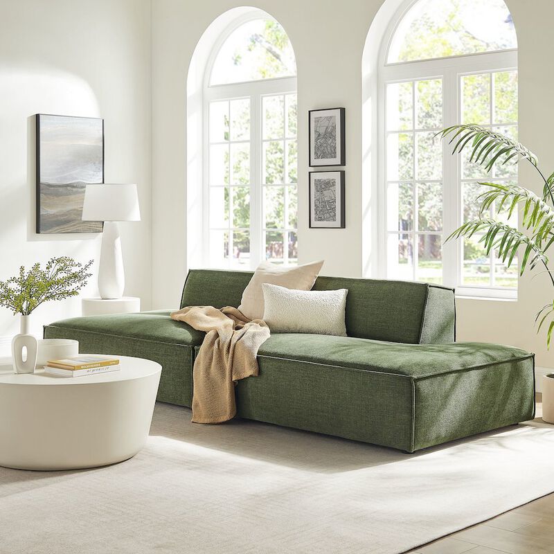 Restore 2-Piece Performance Fabric Upholstered Modular Loveseat image number 7