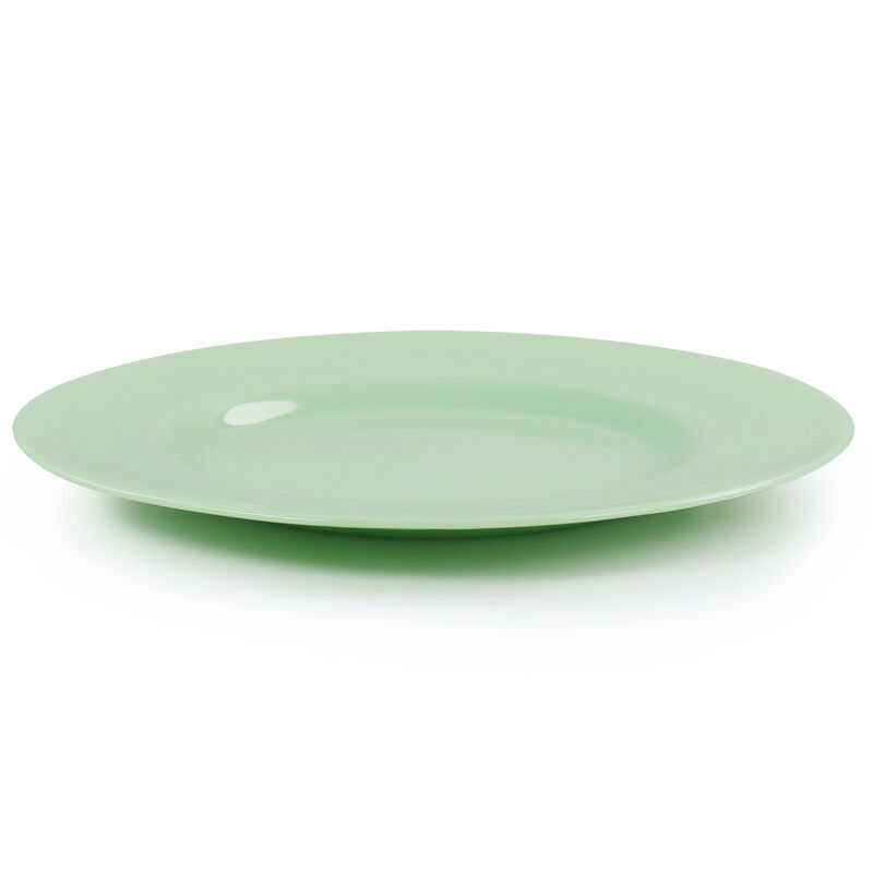 Martha Stewart 13in Jadeite Glass Serving Platter in Mint