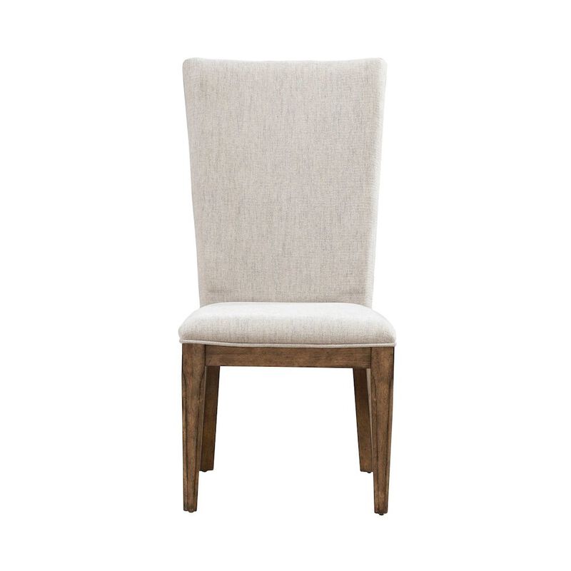 Liberty Furniture Carolina Park Upholstered Side Chair for Dining Room - Set of 2  - Amber Brown image number 0