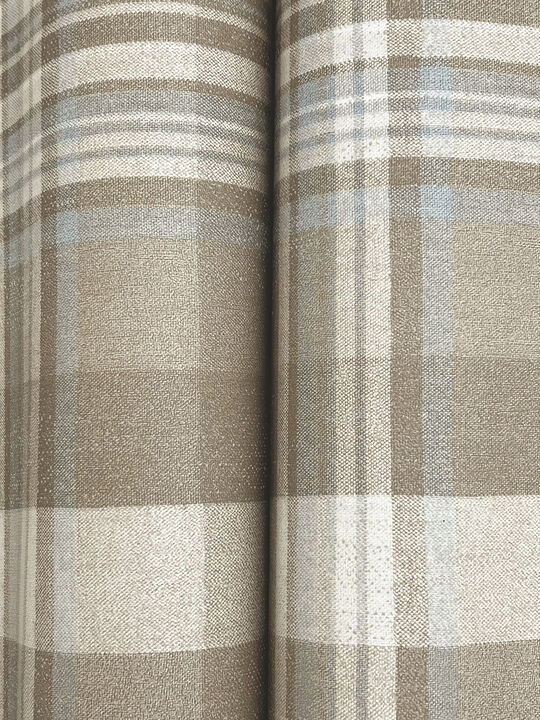 Dutton Plaid Light Brown Flannel Wallpaper