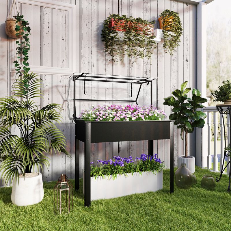Hivvago Elevated Vegetable Planter with Drainage Hole image number 1