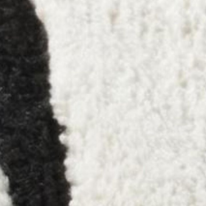 HomeRoots Abstract Distressed Area Rug