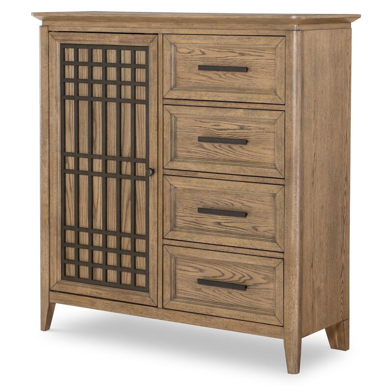 Legacy Classic Beacon Hill Door Chest/Bureau (1 Door, 3 Shelves, 4 Drawers)