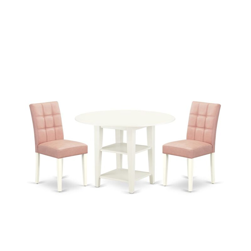 3 Piece Kitchen Table Set consists A Dinner Table