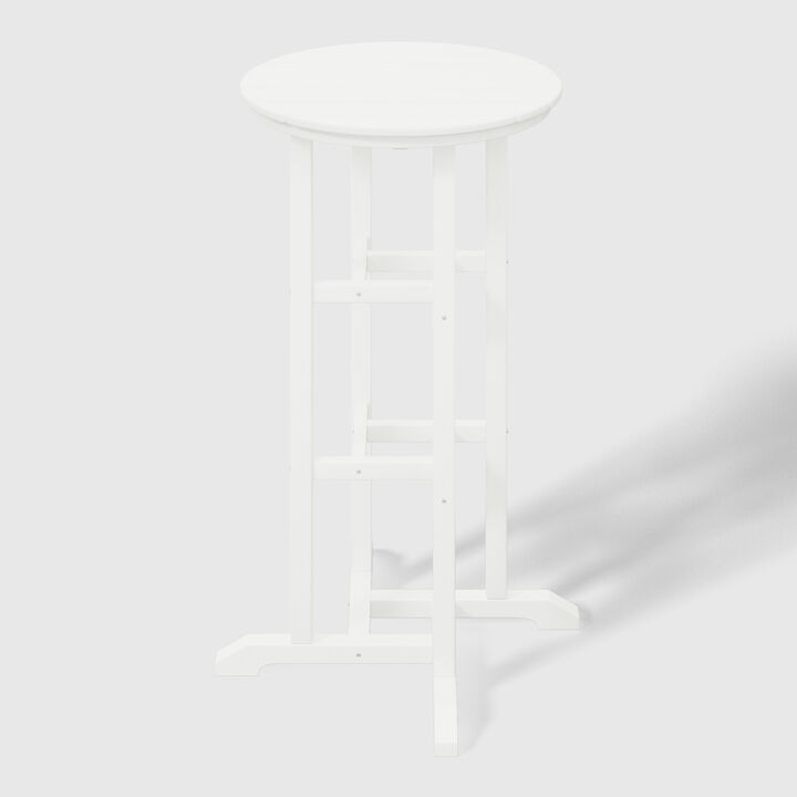 WestinTrends 42" Counter Height Round Outdoor Patio Bistro Bar Table