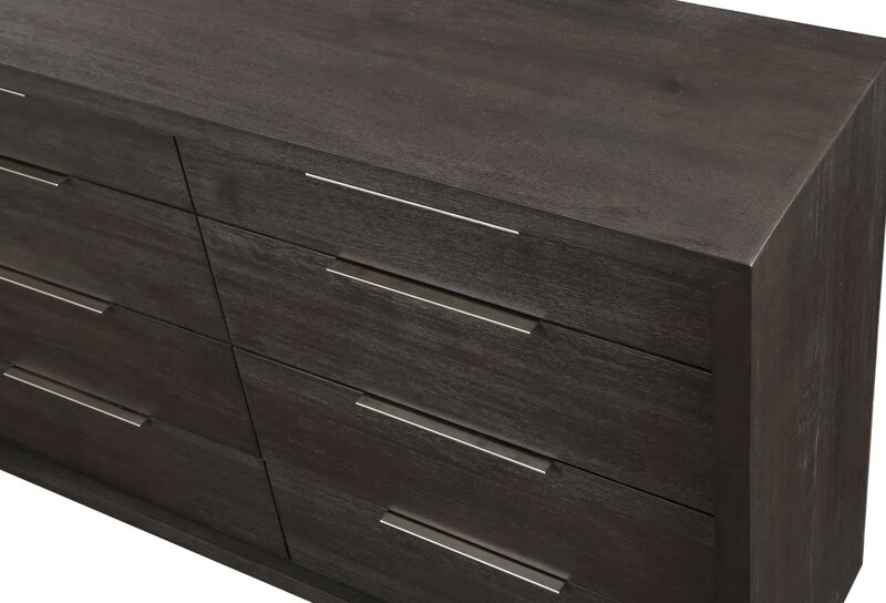 Oxford Eight Drawer Dresser in Basalt Grey