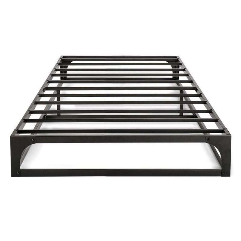 Modern Low Profile Heavy Duty Metal Platform Bed Frame