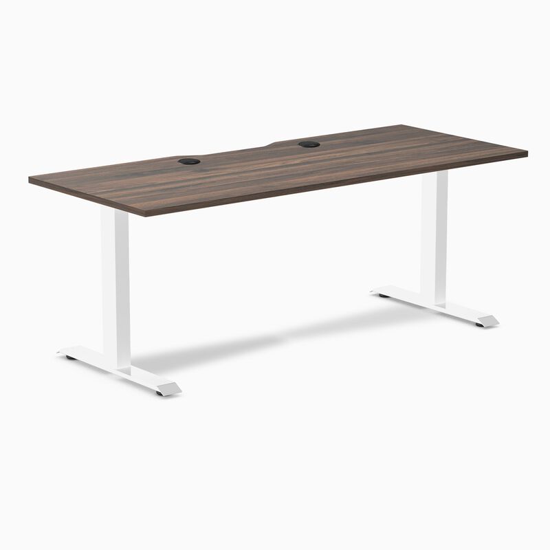Desky Zero Scalloped Laminate Office Desk image number 0