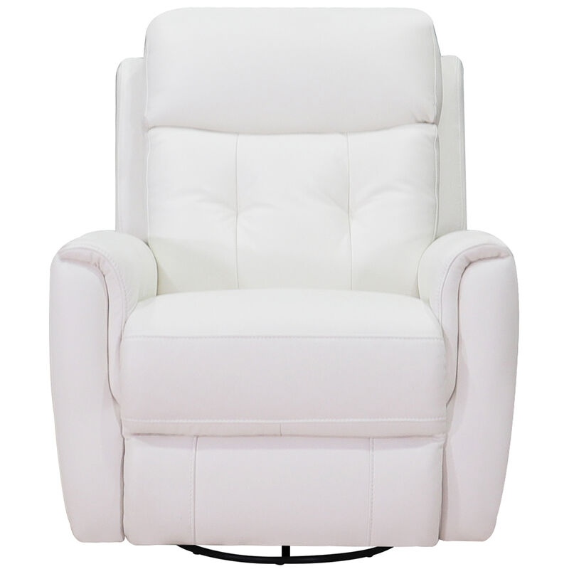 Torino Power Headrest Swivel Glider Leather Recliner