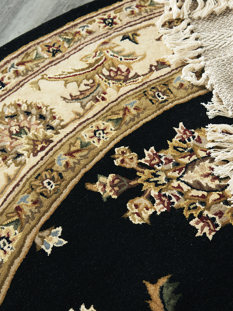 Nourison 2000 2022 Black 4' x Round Rug image number 6