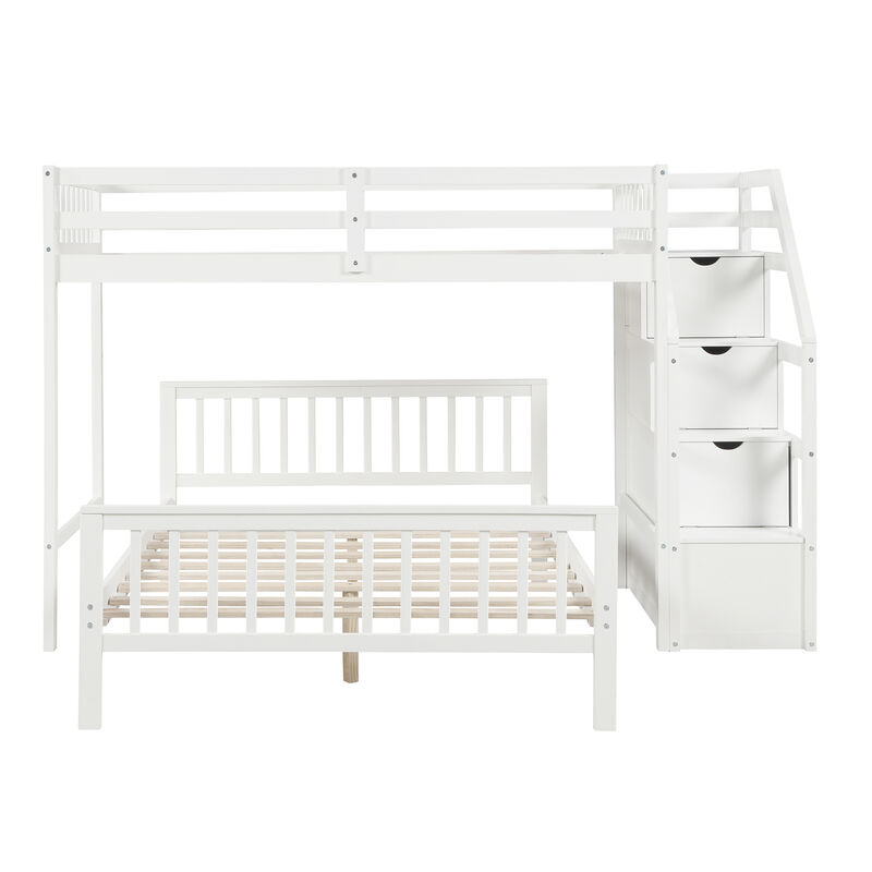Merax Loft Bed with Staircase