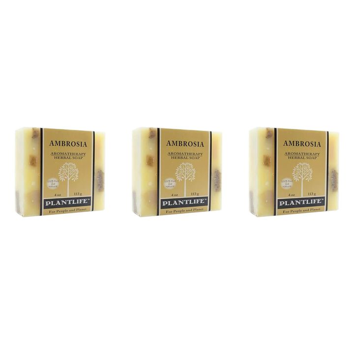 Plantlife Bar Soap - Ambrosia 3 Pack