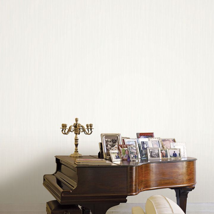 Italian Textures 3 Pleated Texture White Wallpaper IT42560