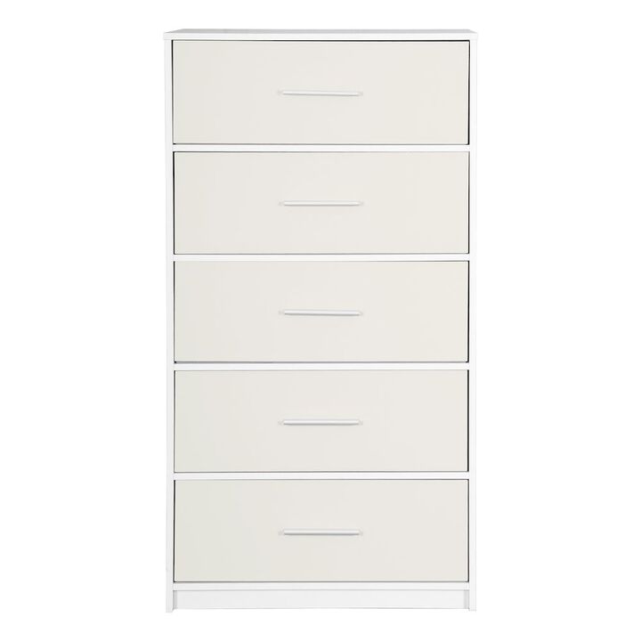 Techni Home 5-Drawer Dresser with Large Fabric Drawers