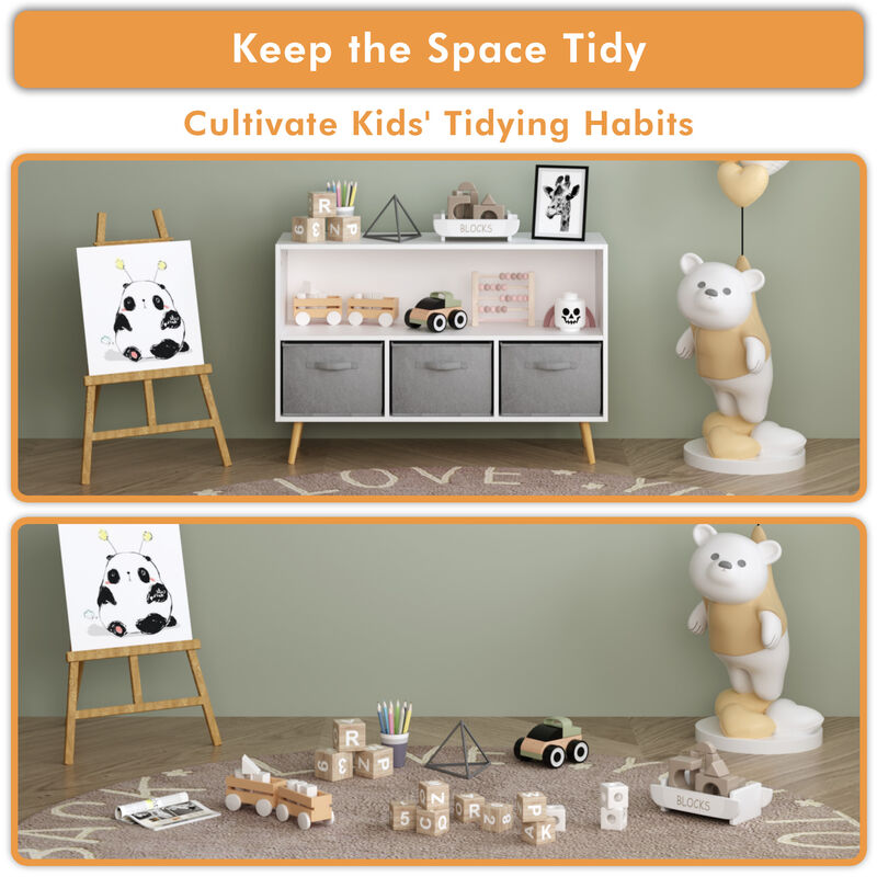 Tofgag Fabric Drawers Kids bookcase image number 3