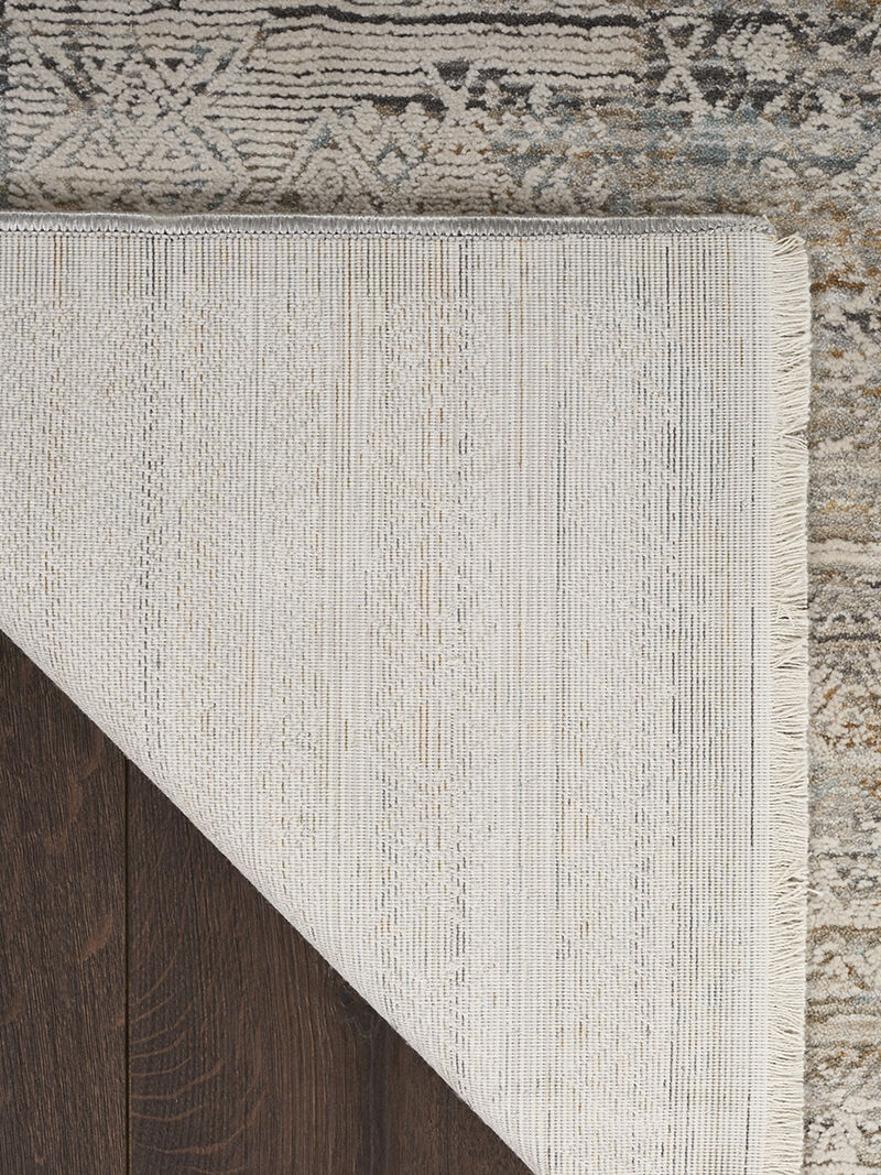 Lynx LNX06 Ivory/Multicolor 7&rsquo;10&rdquo; x Round Rug