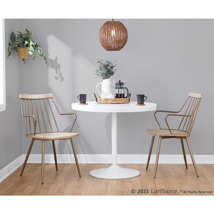 LumiSource Preston Chair - Set of 2