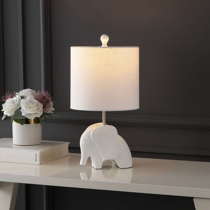 Koda Eclectic Southwestern Resin/Iron Elephant LED Kids' Table Lamp