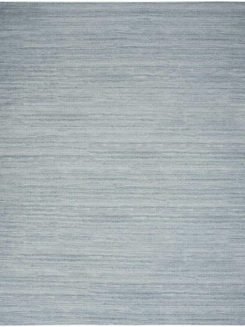 Washable Essentials WAE01 Aqua 9'2" x 12' Rug