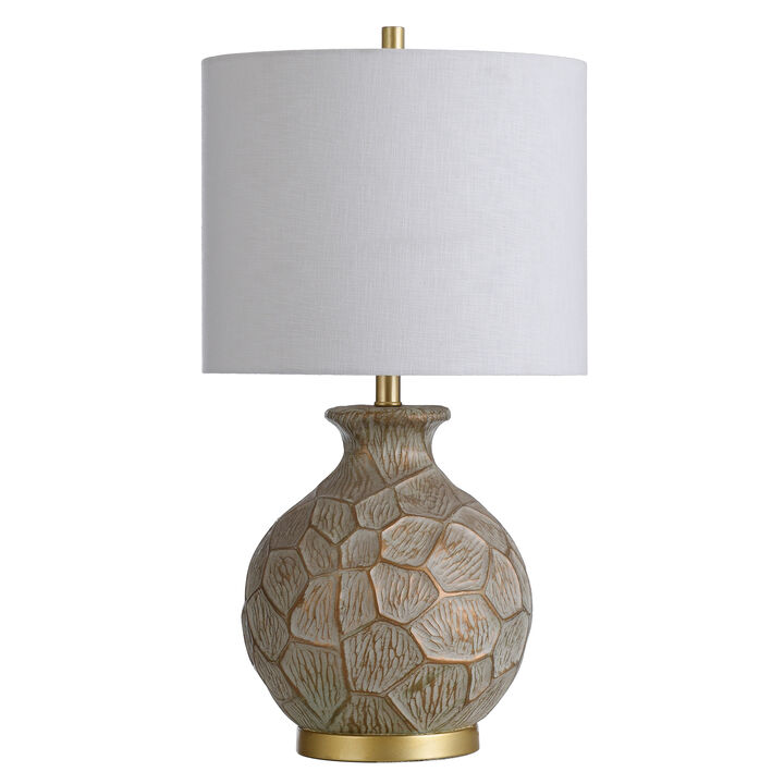 Baffo Round Gold Table Lamp