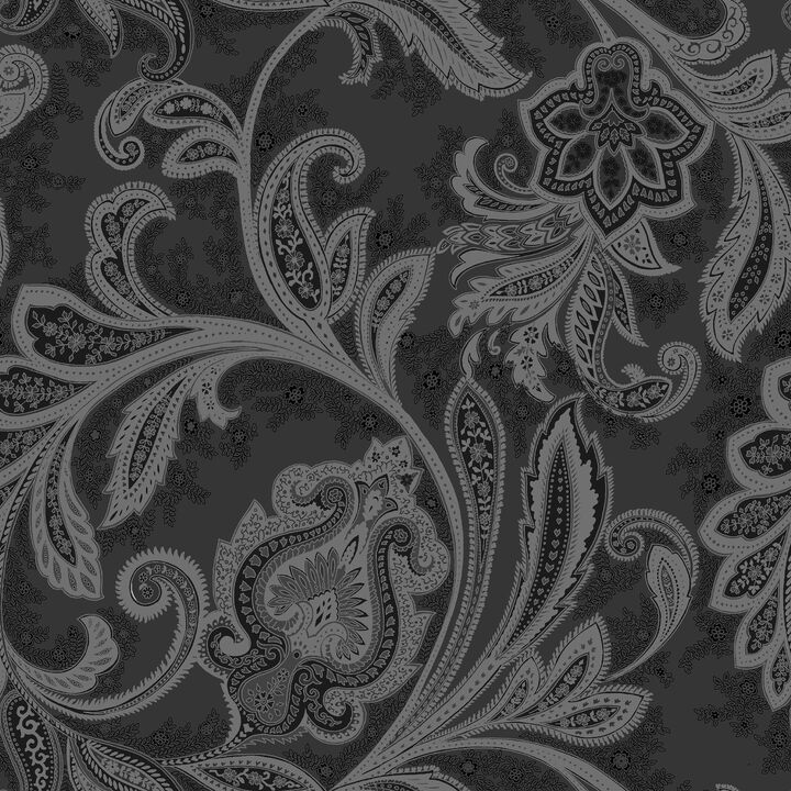 Elegance Paisley Silver Grey Wallpaper DWP0355-05