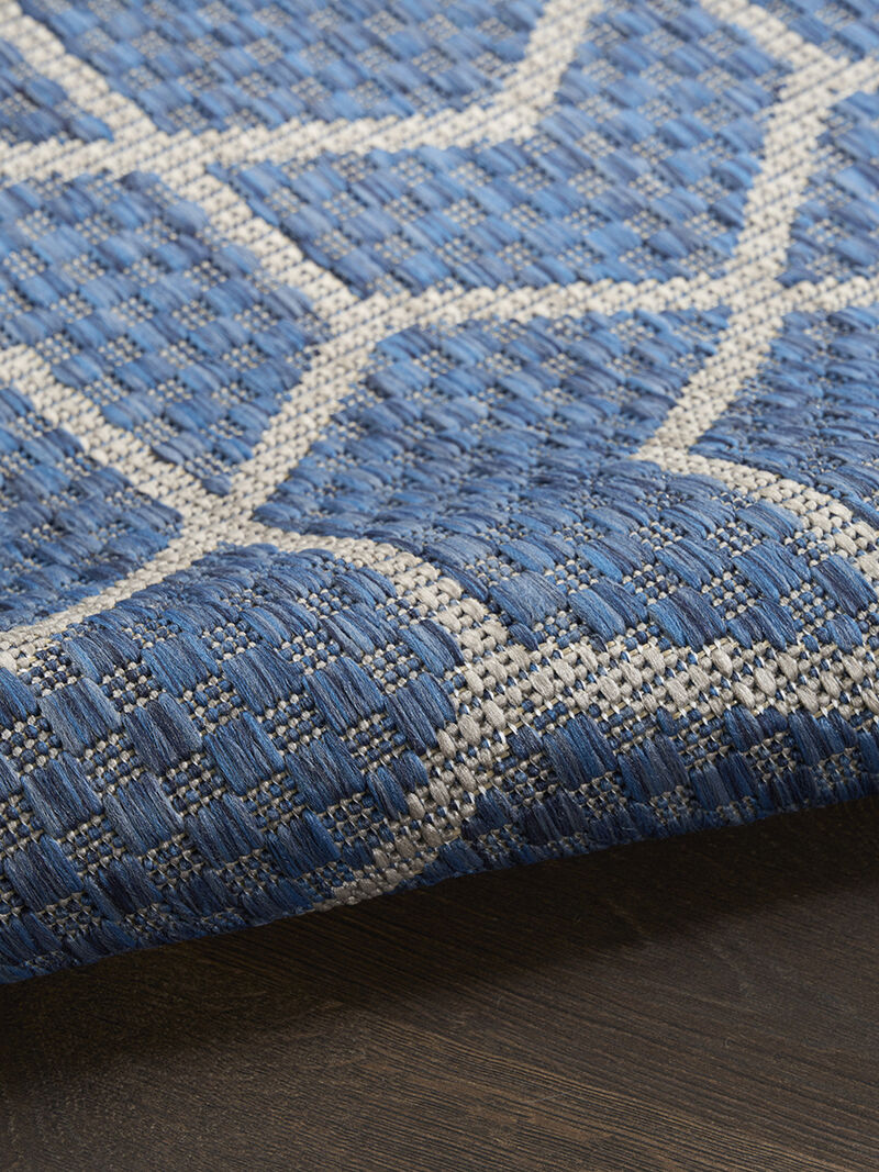 Horizon Indoor/Outdoor HOZ01 Denim 5' x 7' Rug