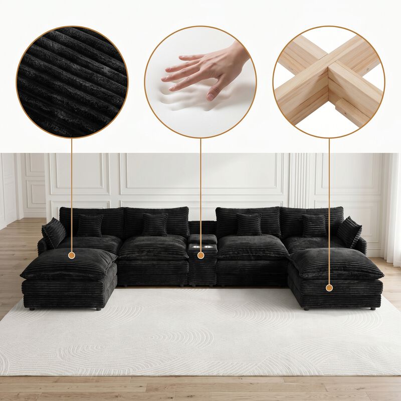 Plosbe U Shaped Sectional image number 5