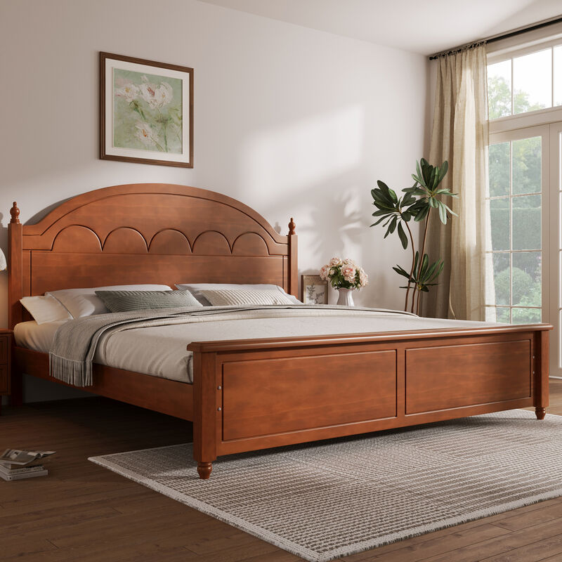 Upholstered Platform Bed image number 3