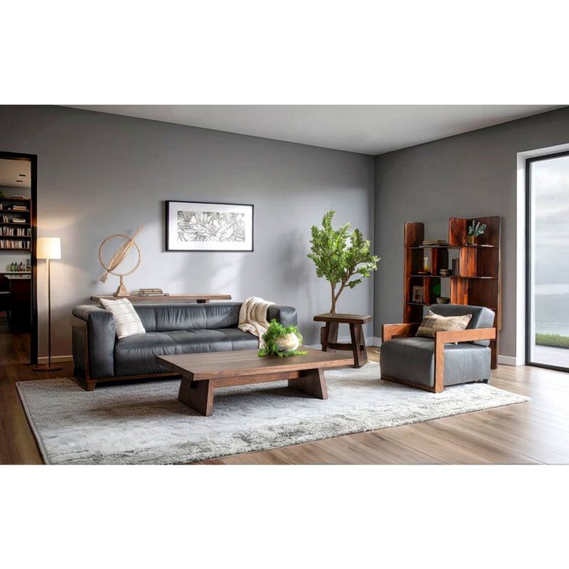 World Interiors Hawker 48" Bookshelves in Dark Sienna image number 8
