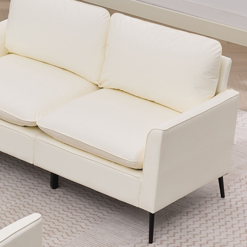 Wespne PU loveseat image number 3