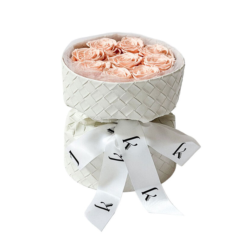 Leather Bouquet with Preserved Roses image number 0