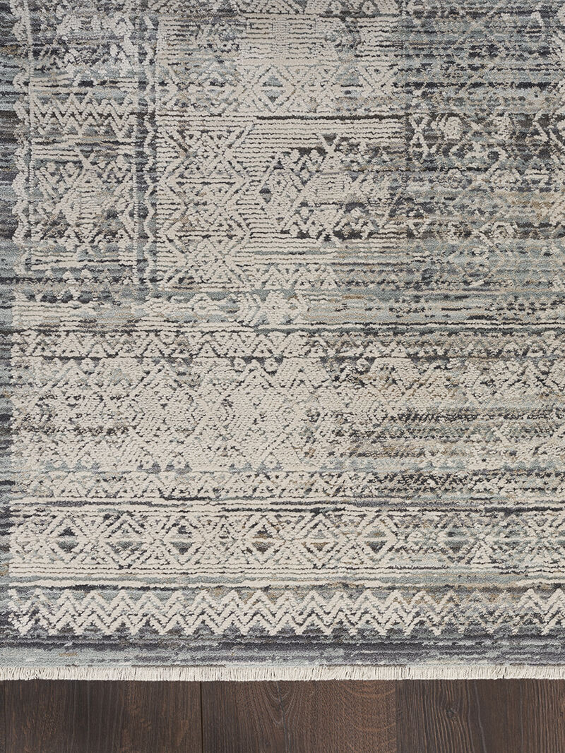 Lynx LNX06 Ivory/Blue 2'3" x 8' Rug