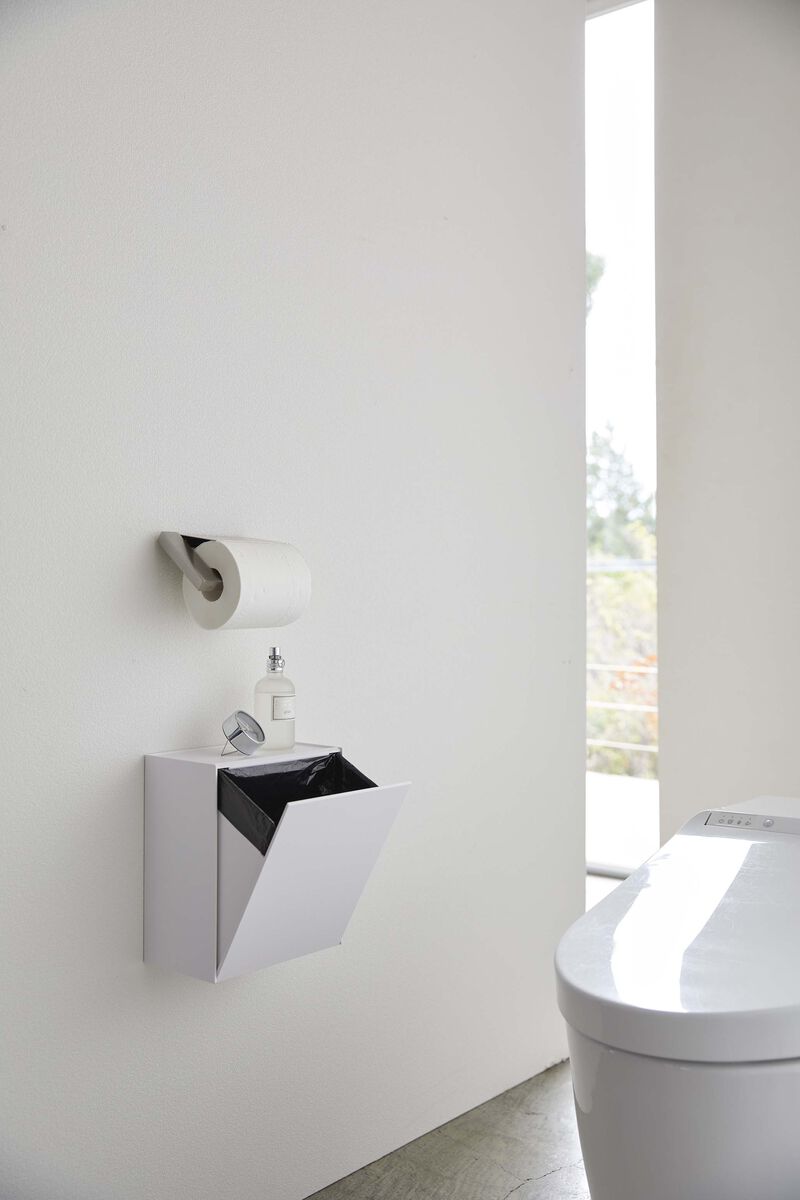 Wall-Mount Storage or Trash Bin
