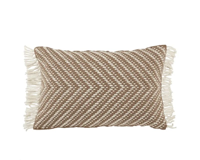 Settia Brown Lumbar Pillow