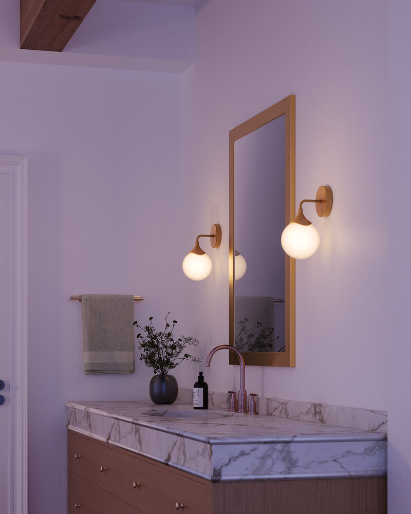 Nouveau 12-in 1 Light Damp-Rated Wall/Vanity Light image number 2