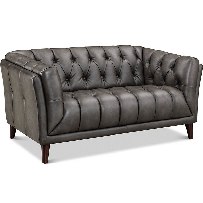 Targa Top Grain Leather Loveseat