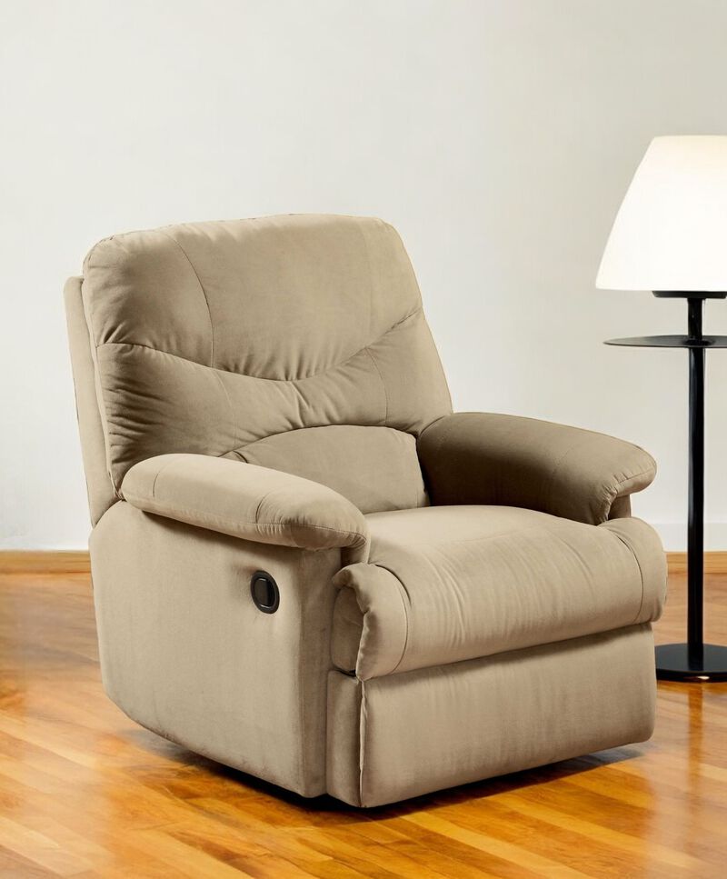 Durable Microfiber Recliner Chair with Soft Upholstery for Any Room