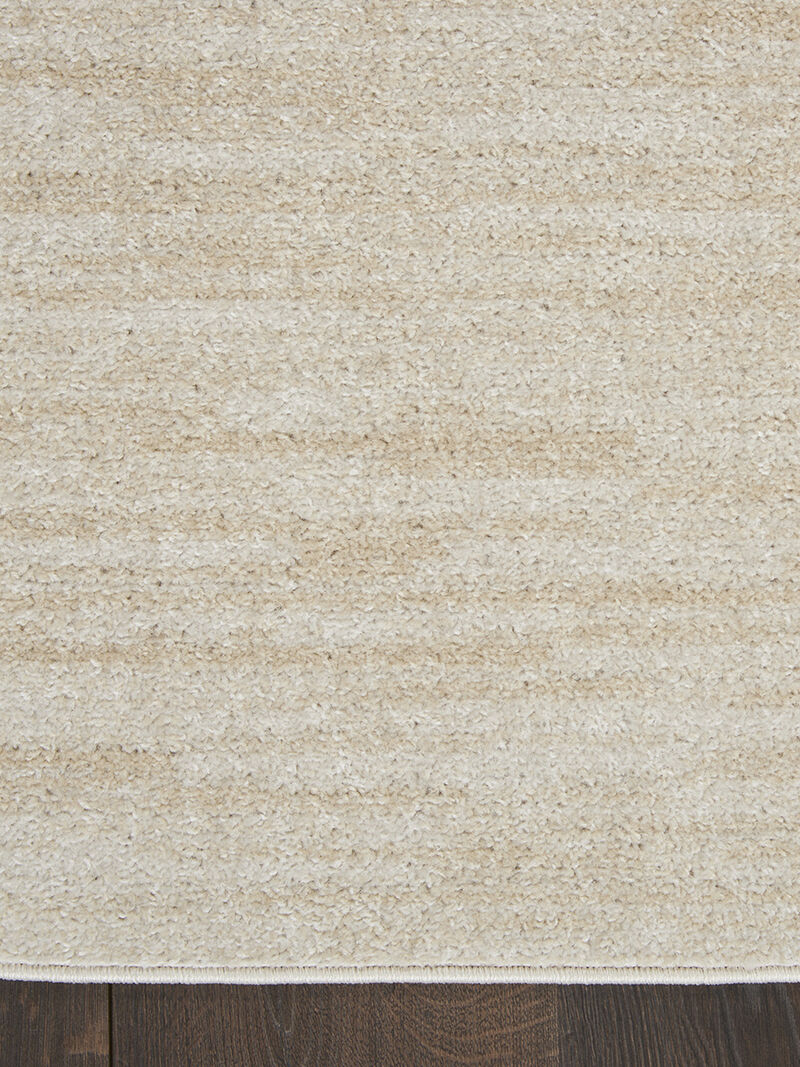 Nourison Essentials NRE01 Ivory/Beige 2'2" x 12' Rug image number 3