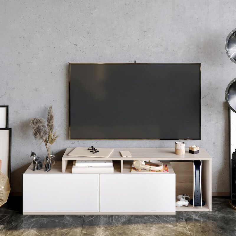 Decorotika Nexera 47 Tv Stand - Cordoba & White