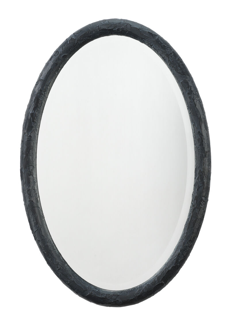 Ovation Oval Mirror, Black